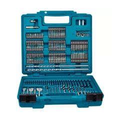 Jogo de Ferramentas e Acessórios com 256 Peças - Makita