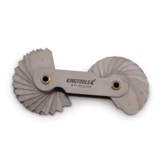 Jogo de Calibre de Raio 7,00 a 14,5 mm com 16 Lâminas - 600.001 King Tools