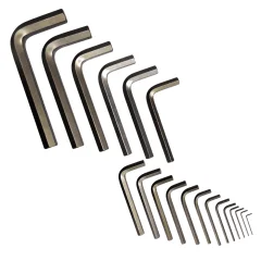 Jogo de Chave Allen 1,5 - 24mm com 19 Peças Curta - Gedore