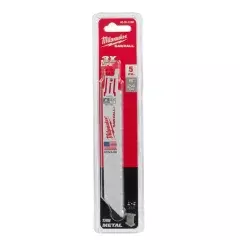 Lâmina de Serra Sabre 6" com 24 Dentes 5 Peças - Milwaukee