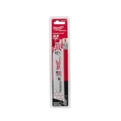 Lâmina de Serra Sabre 6" Para Metal 5 Pçs - Milwaukee