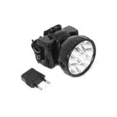 Lanterna para Cabeça Recarregável com 9 leds - Noll