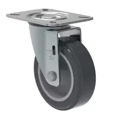 Rodízio Giratório 5" Roda PVC Capacidade 75Kg - Schioppa