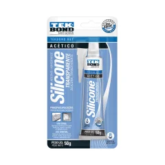 Silicone Acético Incolor com 50 gramas - Tek Bond