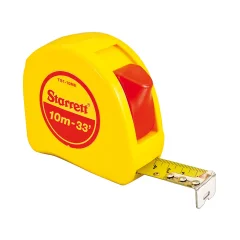 Trena de Aço 10 metros mm/pol Amarela - Starrett