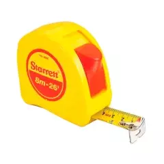 Trena com Fita de Aço 8 metros com mm/pol STS1-8ME - Starrett