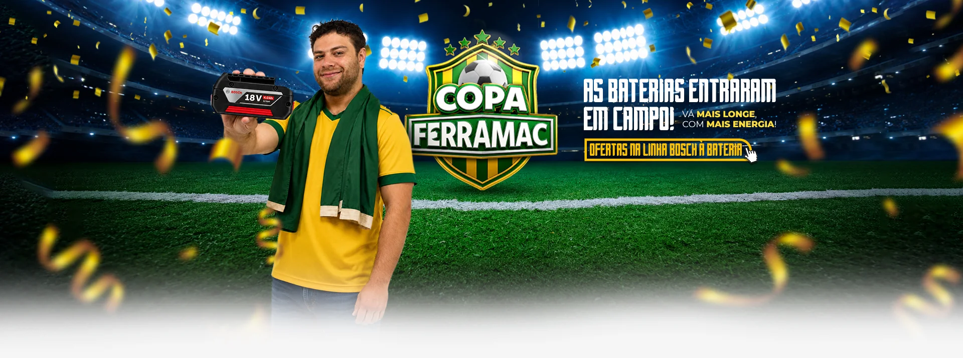 AS BATERIAS ENTRAM EM CAMPO