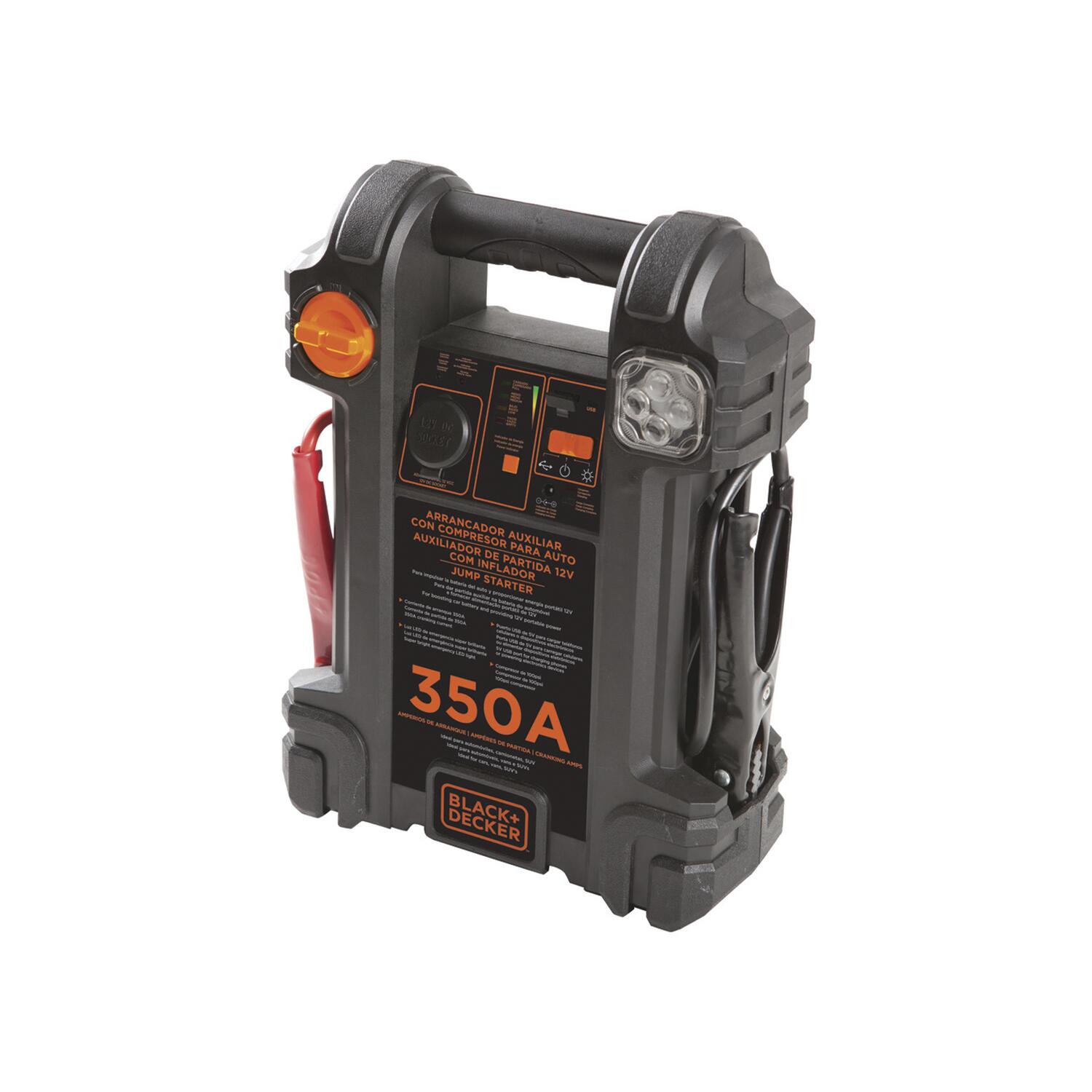Auxiliar de Partida 350A 12V Black e Decker em Oferta!