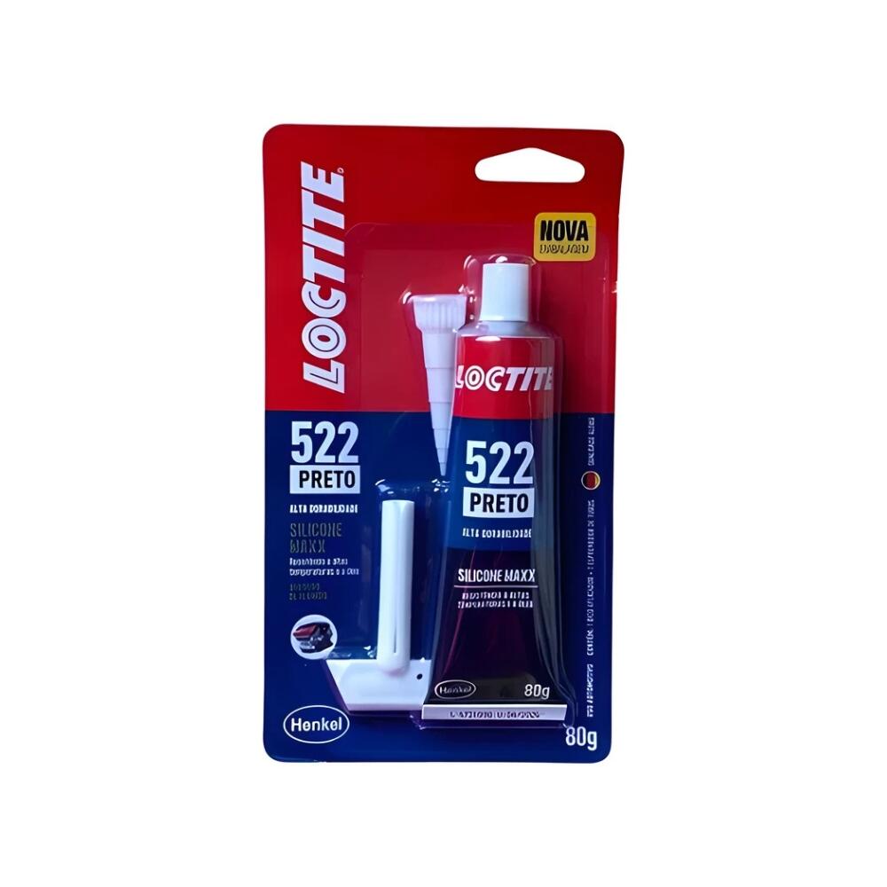Loctite 598 Silicone Alta Temp Black 80g Vedação Perfeita!