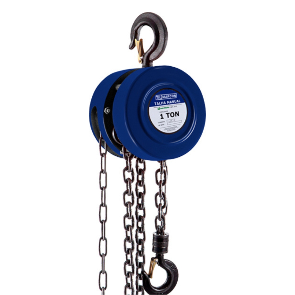 Talha Manual 1 Tonelada Marcon Eleve Cargas com Facilidade!