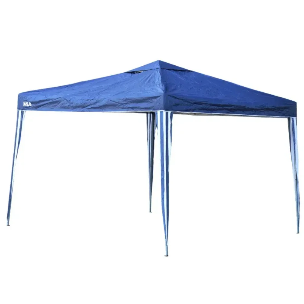 Tenda Gazebo Dobrável em Poliéster Azul 300x300cm - Kala-103888