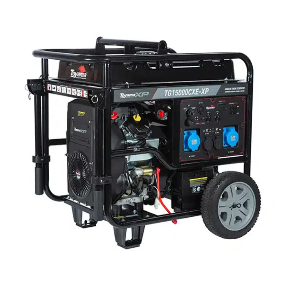 Gerador de Energia TG15000CXE-XP a Gasolina 13.5 KVA Monofásico com Partida Elétrica - TOYAMA-201-057
