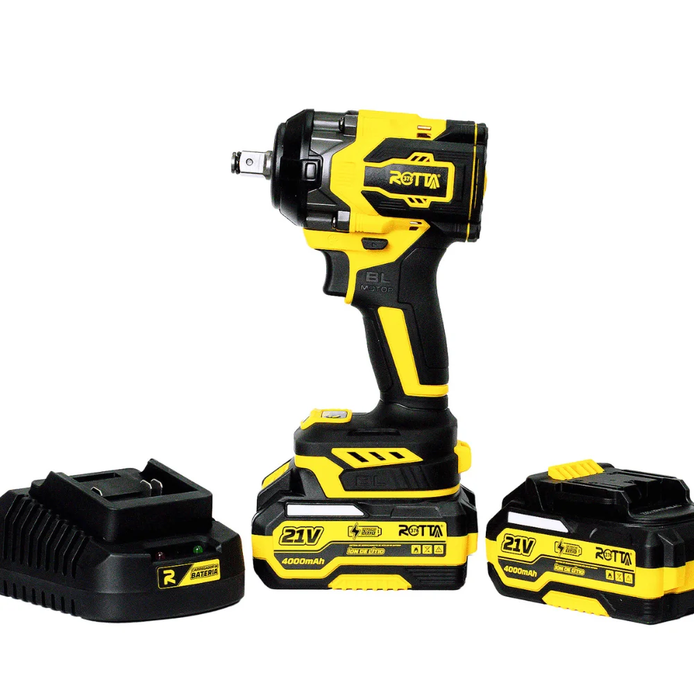 Chave de Impacto 1/2 pol 550nm com Bateria 21v - Rotta-376