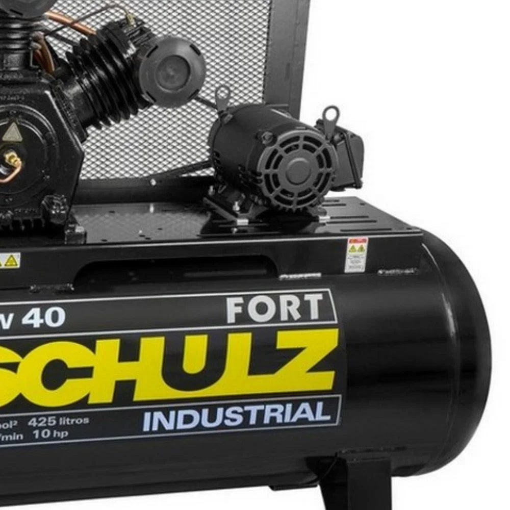 Compressor de Ar 40PCM 425L Ar Fort CMSW 10HP 380V Trifásico - Schulz