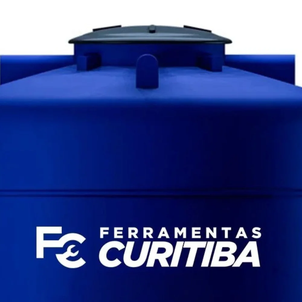 Tanque de Polietileno Azul com Tampa - 2.000 L
