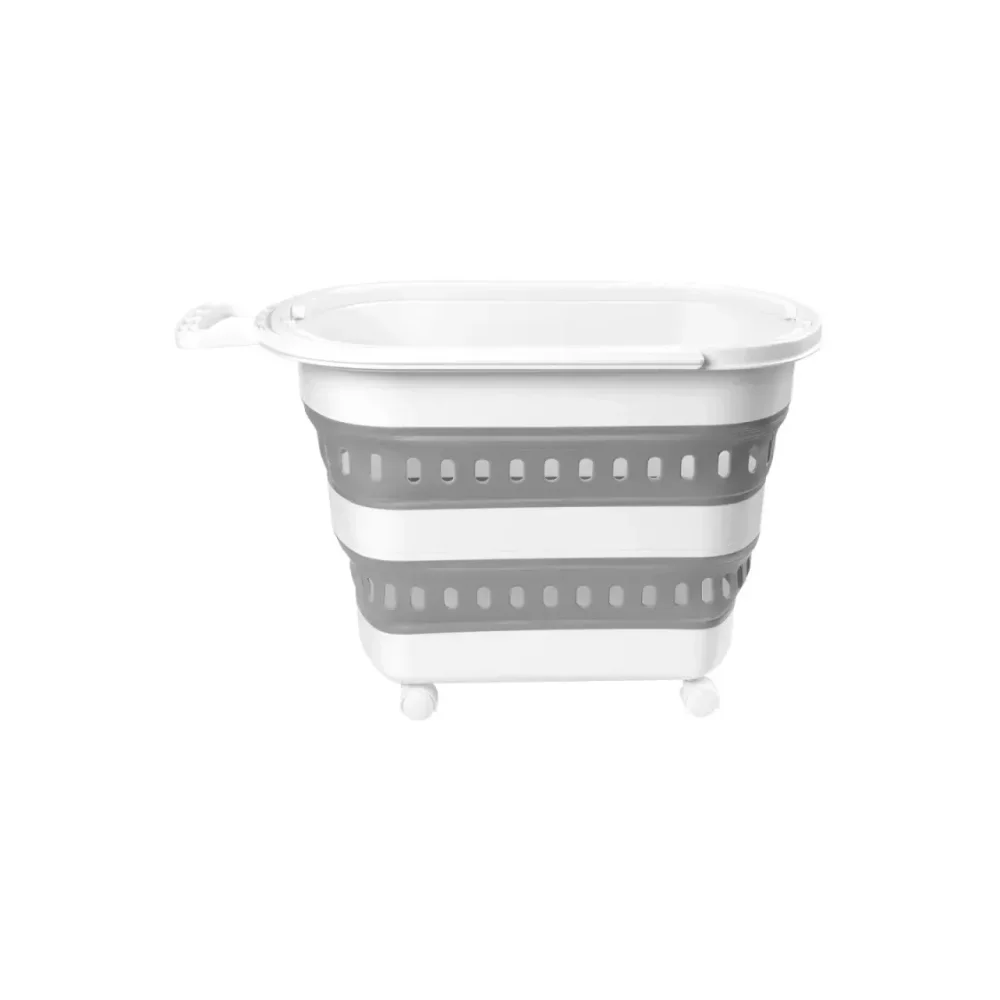Cesto com Rodas Dobrável Multiuso 38L - Kala