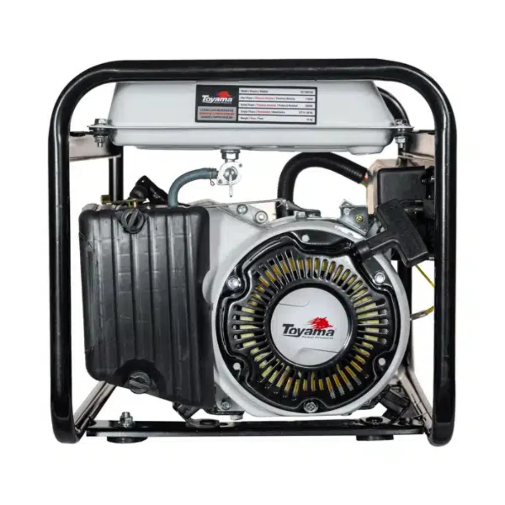 Gerador de Energia a Gasolina 4T 1.1kVA 96CC Monofásico com Partida Manual - TOYAMA-200-002