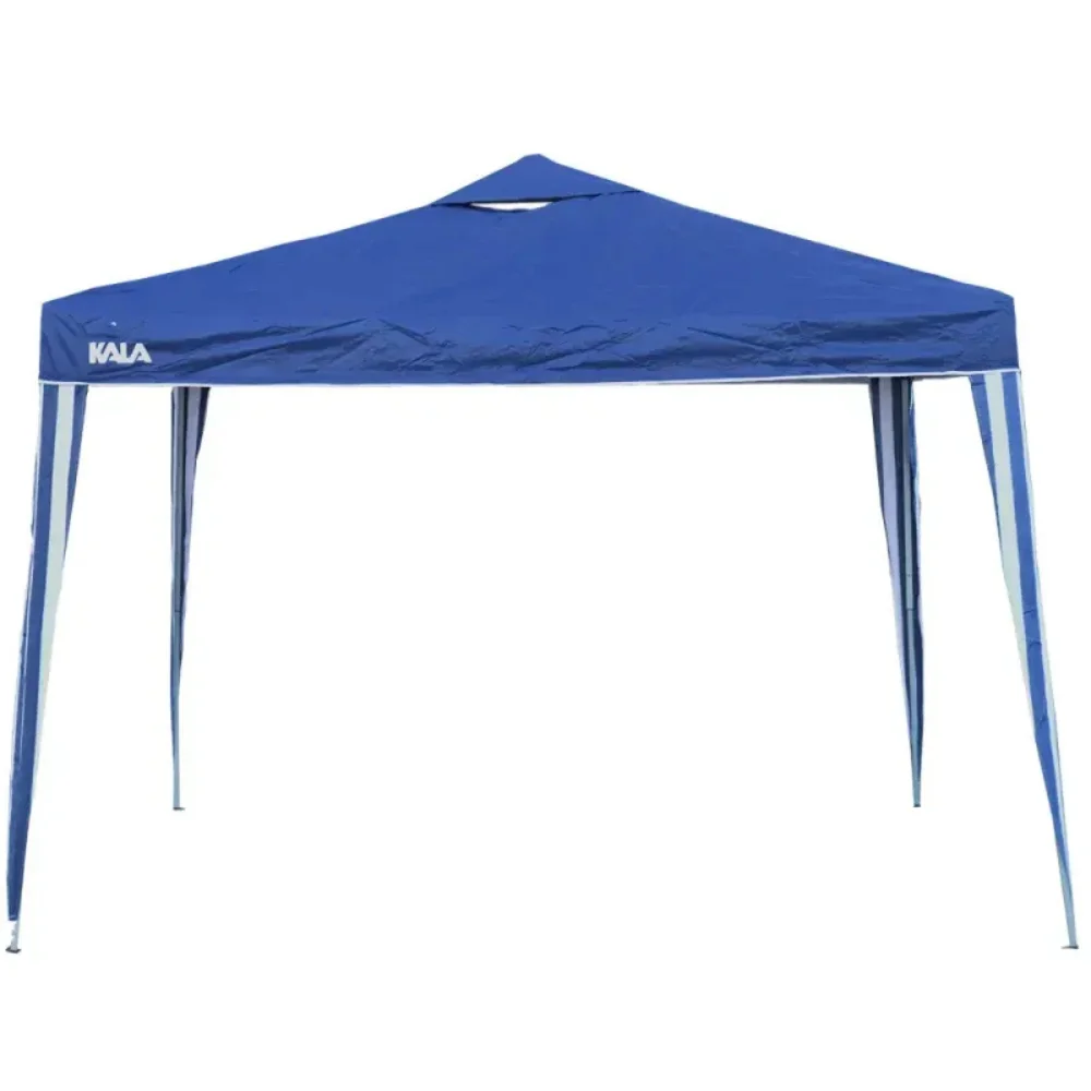 Tenda Gazebo Dobrável em Poliéster Azul 300x300cm - Kala-103888