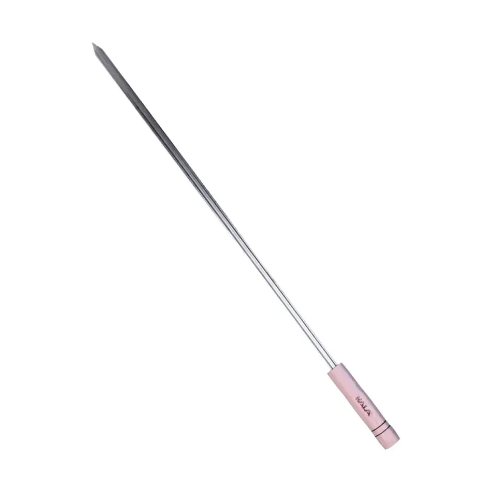 Espeto em Aço Inox com Cabo de Madeira 75cm - Kala
