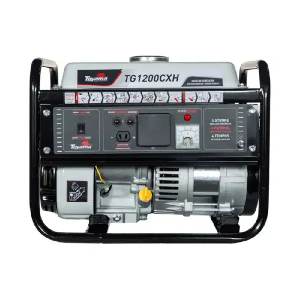 Gerador de Energia a Gasolina 4T 1.1kVA 96CC Monofásico com Partida Manual - TOYAMA-200-002
