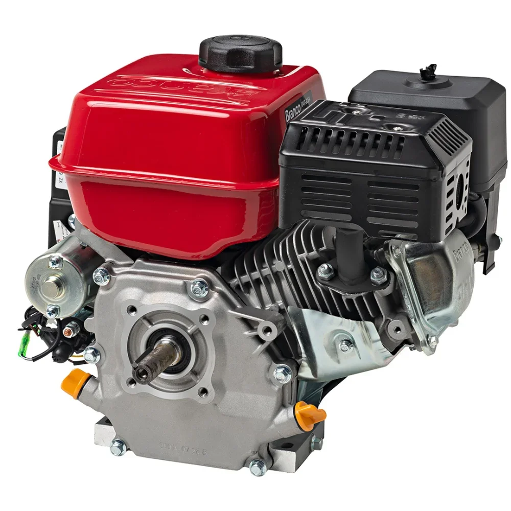 Motor 8.5HP a Gasolina Refrigerado a Ar 4 Tempos Partida Elétrica- Branco-B4T-8.5