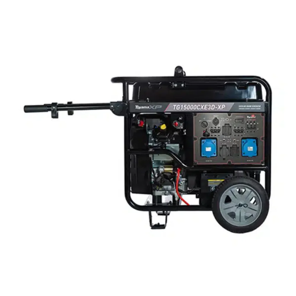 Gerador de Energia TG15000CXE3D-XP a Gasolina 17 KVA 220V Trifásico com Partida Elétrica - TOYAMA-201-058