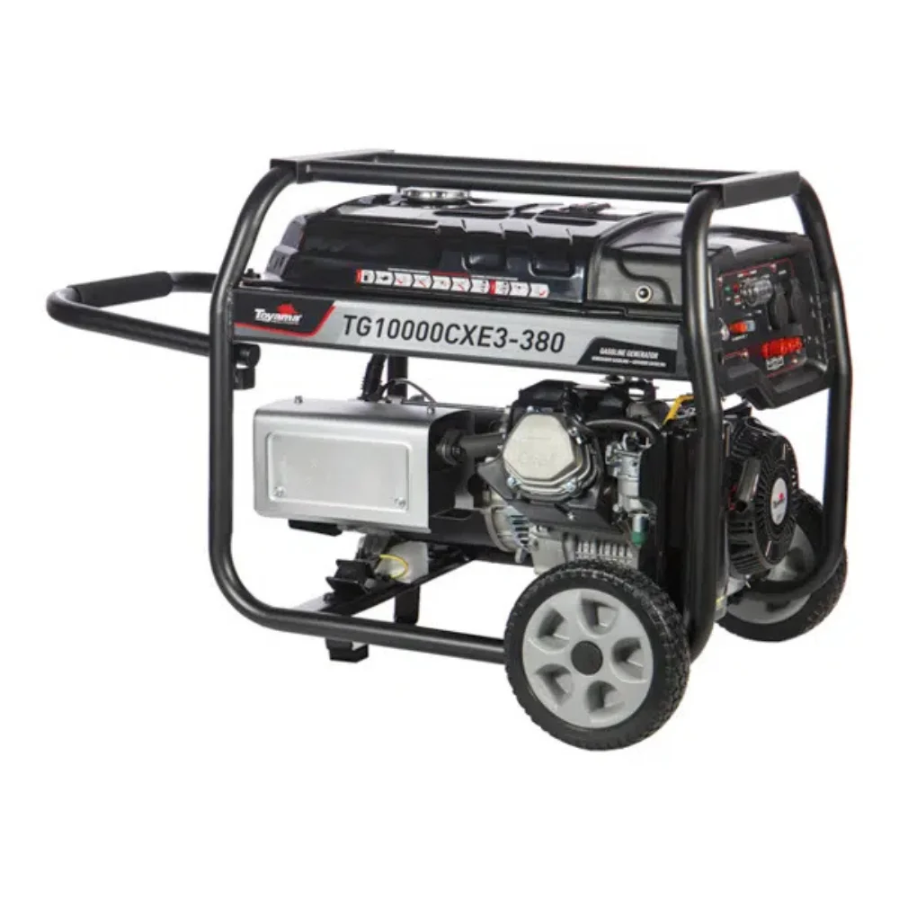 Gerador a Gasolina TG10000CXE3 4T 459CC 11.25kVA Trifásico 380V com Partida Elétrica e Manual - TOYAMA-201-030