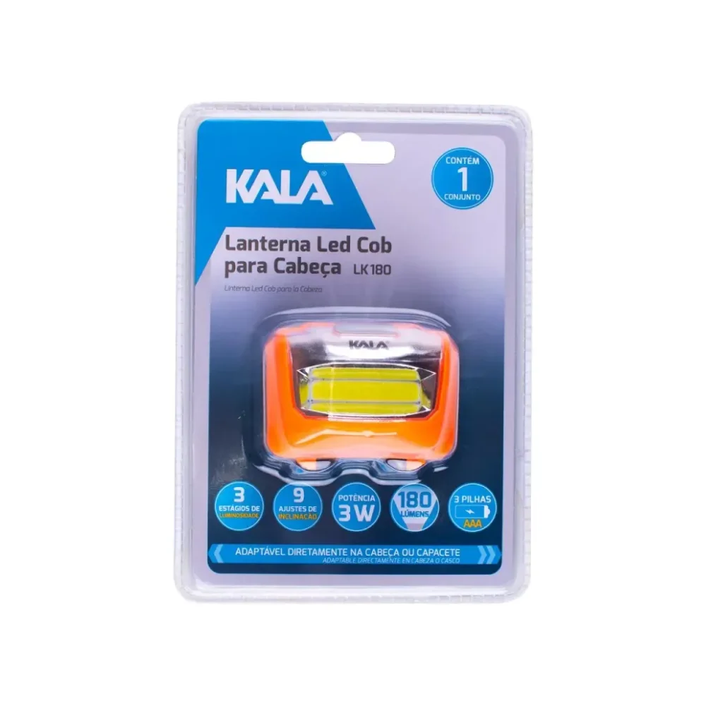 Lanterna Para Cabeça COB LK 180 Kala