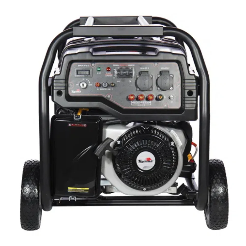 Gerador a Gasolina TG10000CXE3 4T 459CC 11.25kVA Trifásico 380V com Partida Elétrica e Manual - TOYAMA-201-030