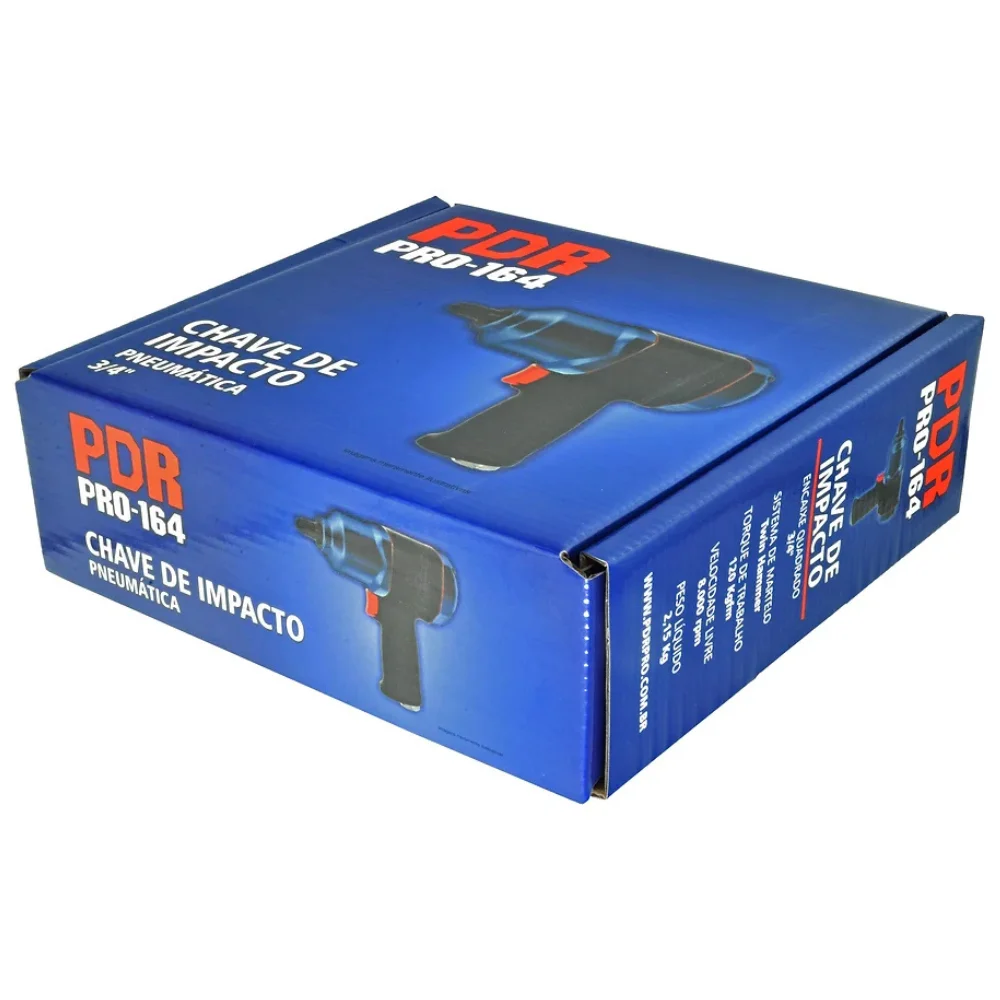 Chave de Impacto 3/4 Pol 125 kgfm - PDR-PRO-164