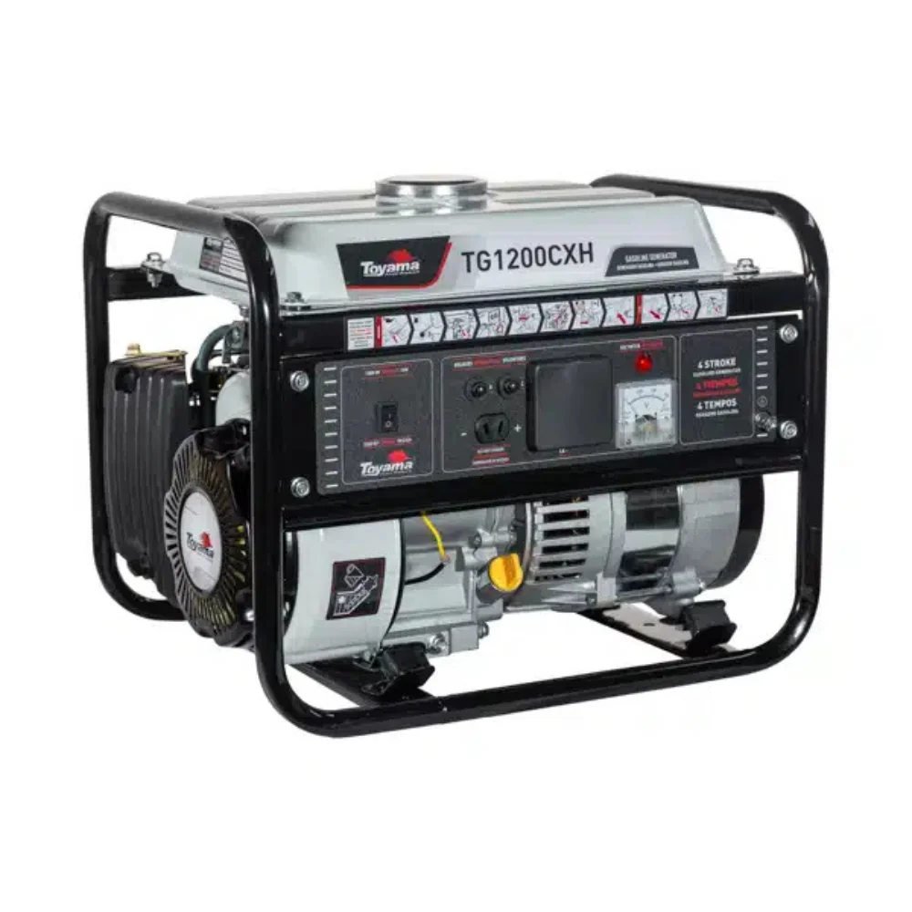 Gerador de Energia a Gasolina 4T 1.1kVA 96CC Monofásico com Partida Manual - TOYAMA-200-002