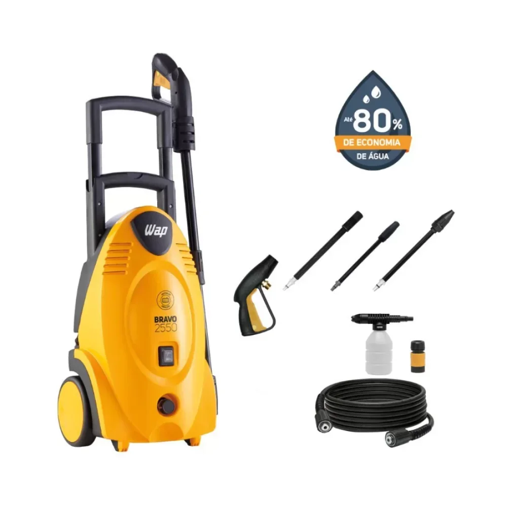 Lavadora de Alta Pressão 1700W 1800 PSI 127V - Wap Bravo 2550-31050023