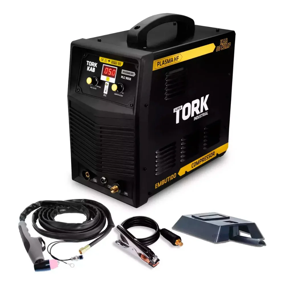 Inversora Corte Plasma Kab 50 com Compressor Interno 220v PLC-9050 - Tork