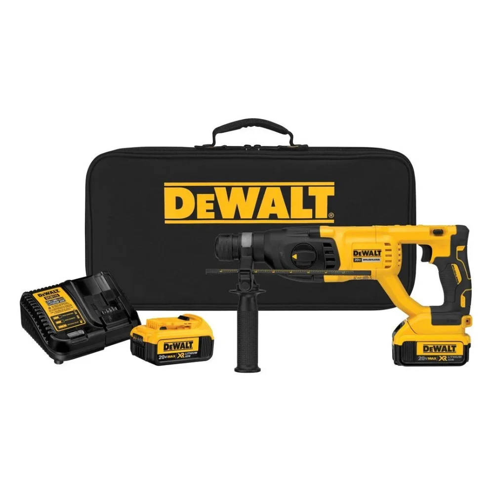 Parafusadeira Furadeira de Impacto Brushless 1/2 Pol. com 2 Baterias 20V Li-Ion Carregador Bivolt com Maleta DeWALT