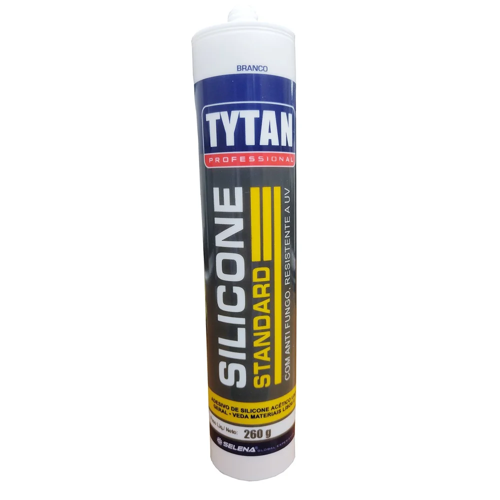Adesivo de silicone standard branco 260 g - Tytan-35235V04