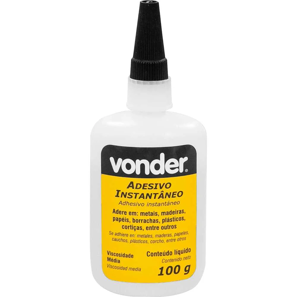 Adesivo Instantâneo Cianoacrilato 100g – VONDER-1662100000
