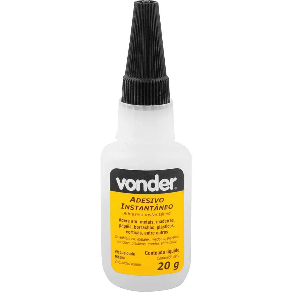 Adesivo Instantâneo Cianoacrilato 20g – VONDER-1662020000