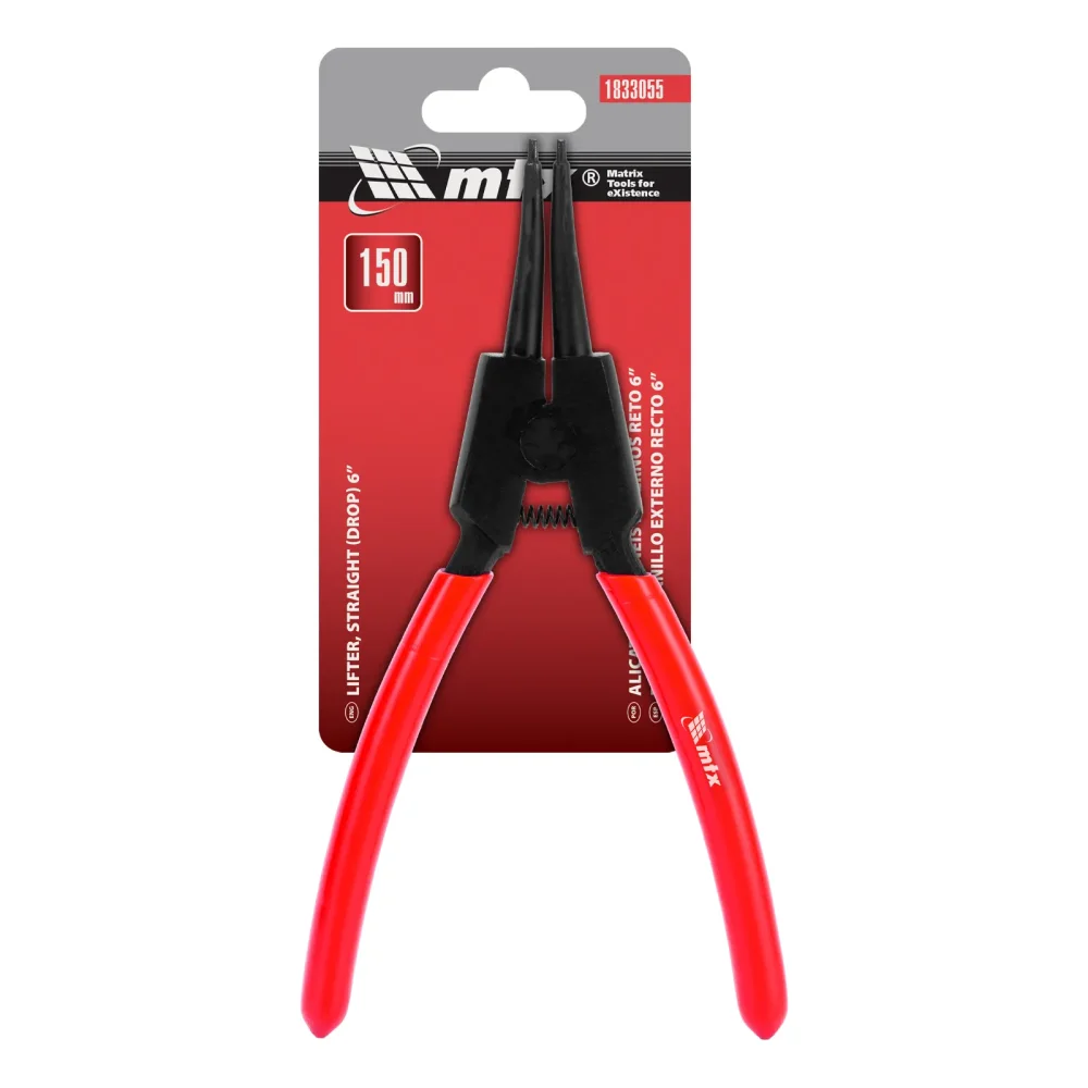 Alicate Anéis Externos Bico Reto 150mm – MTX-1833055