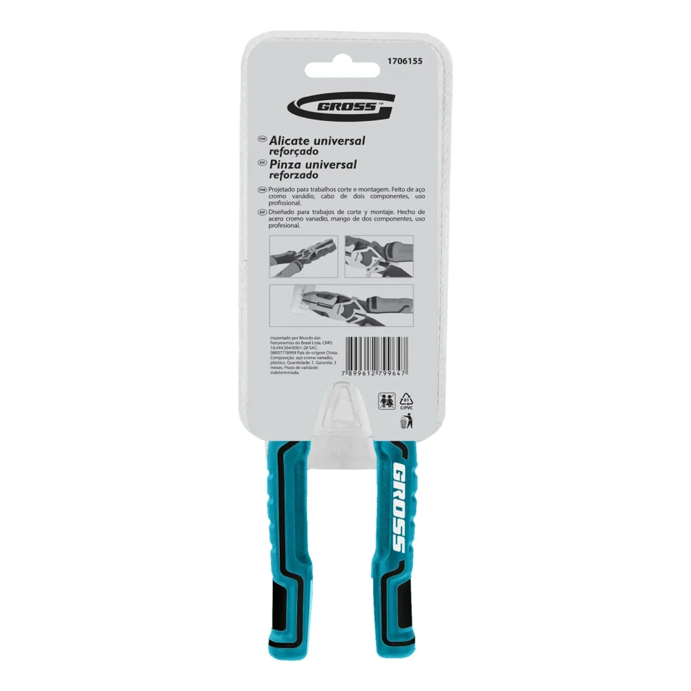 Alicate Universal 8" 210mm – Gross-1706155