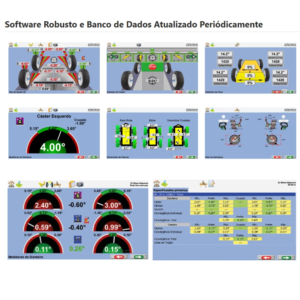 Alinhador Computadorizado 3D Economy - MGF-V3D-S