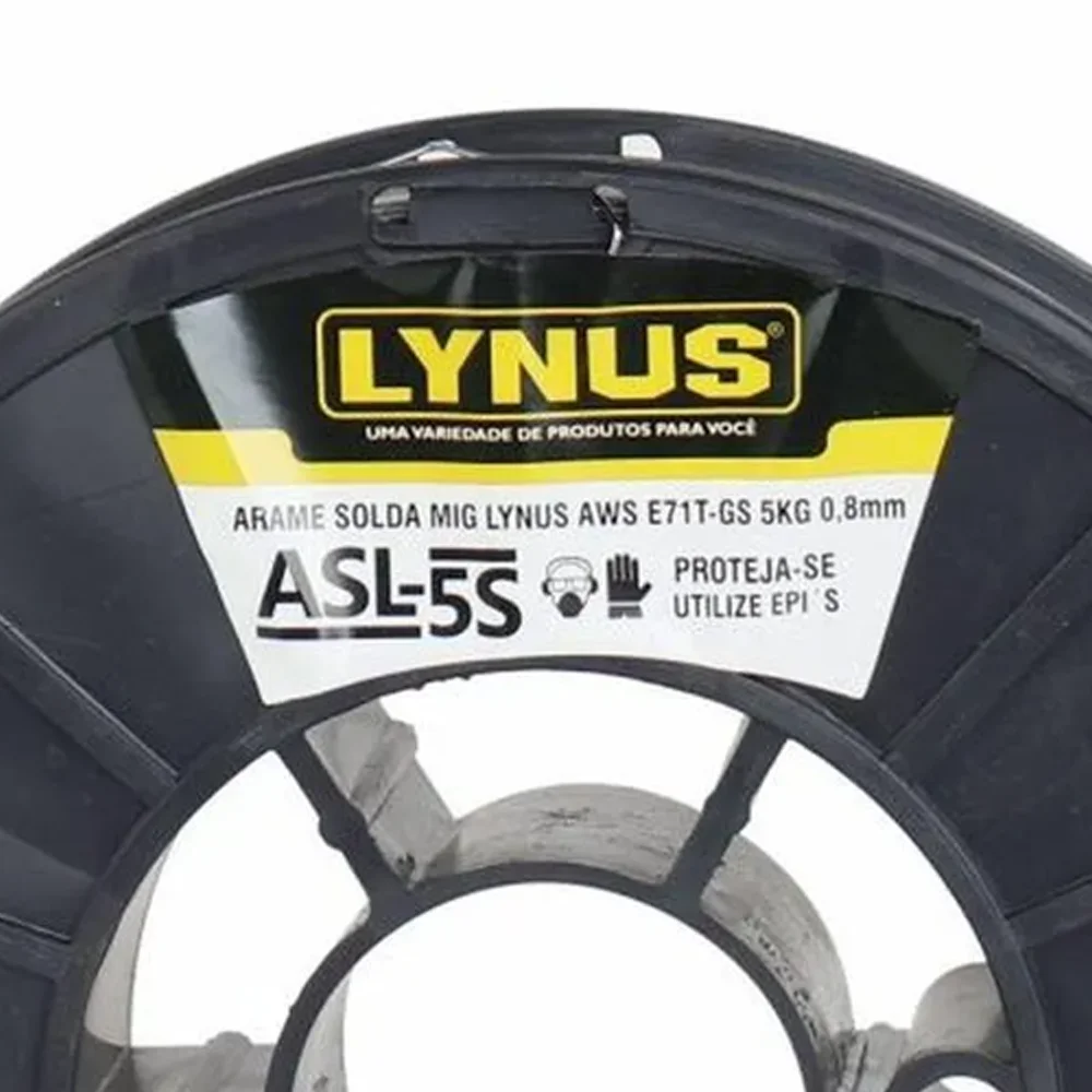 Arame de Solda MIG AWS 5KG E71T-GS - Lynus - ASL-5S