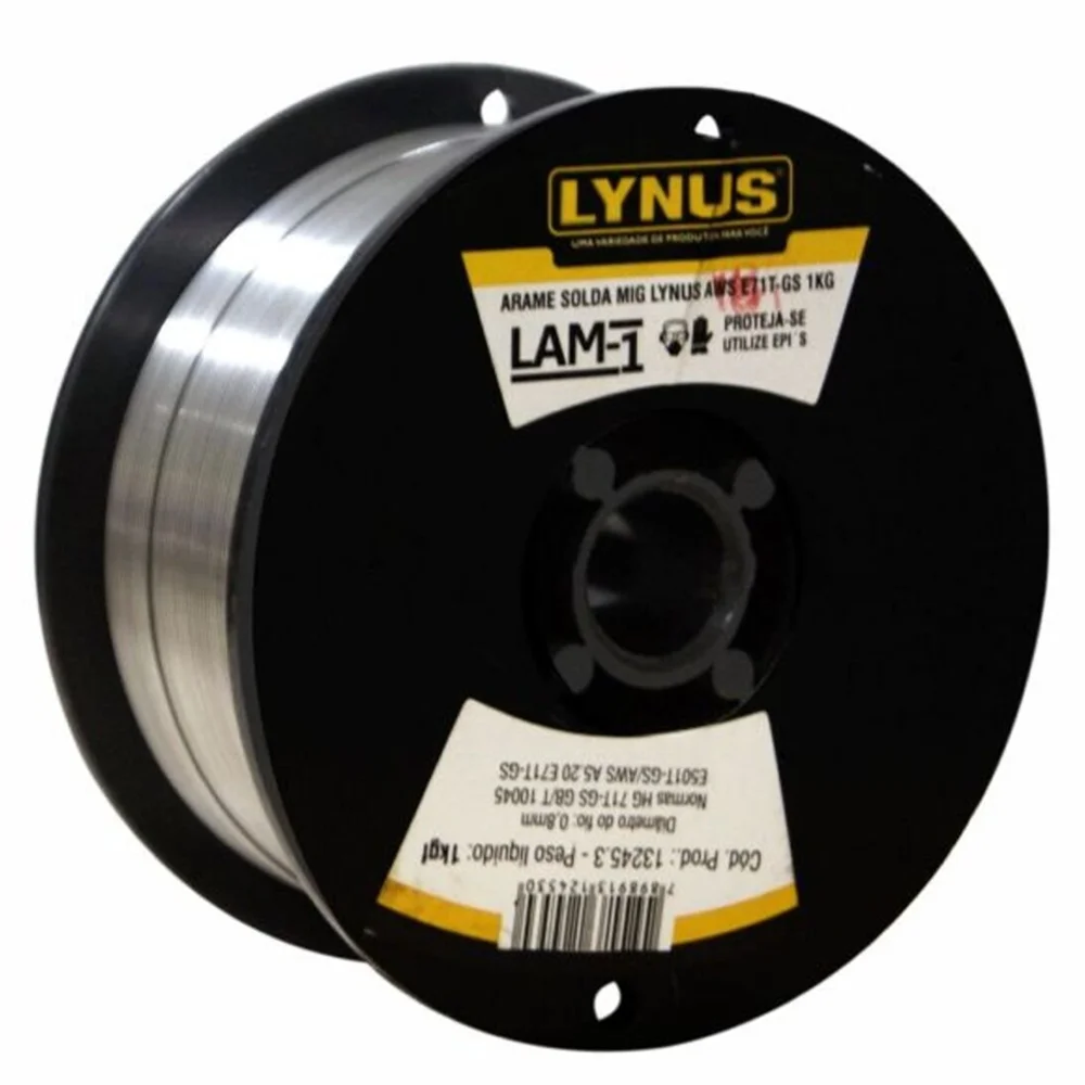 Arame Solda MIG AWS 1KG ER70S-6 - LYNUS - ASL-1