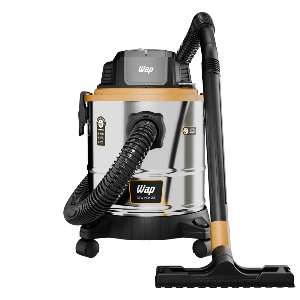 Aspirador de Pó e Água 1900W GTW Inox 20i – Wap-FW010265