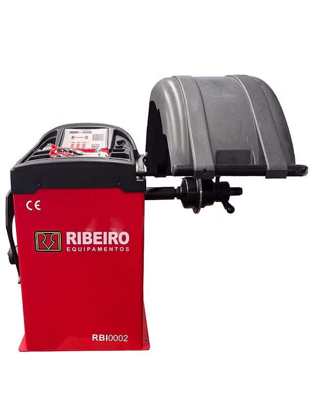Balanceadora de Rodas Automática Computadorizada Vermelha 220V Monofásica – Ribeiro-RB1002