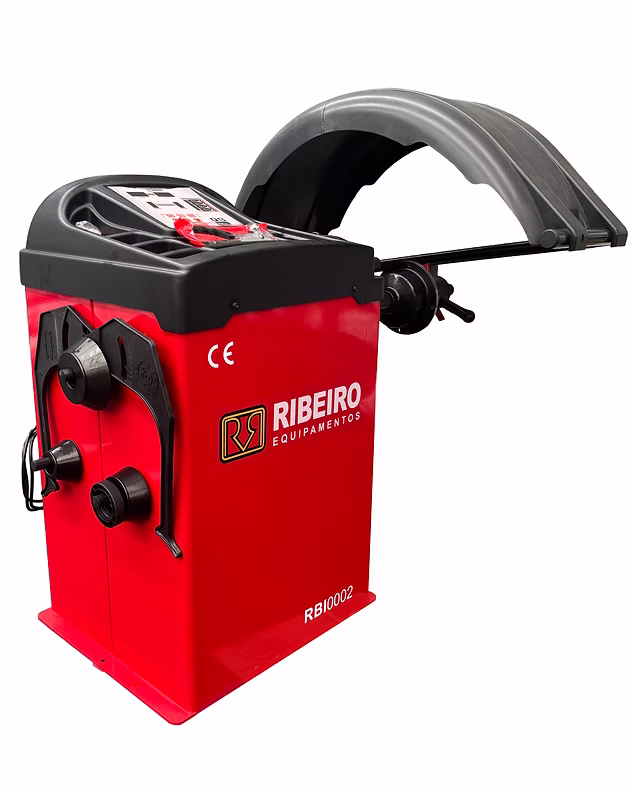 Balanceadora de Rodas Automática Computadorizada Vermelha 220V Monofásica – Ribeiro-RB1002
