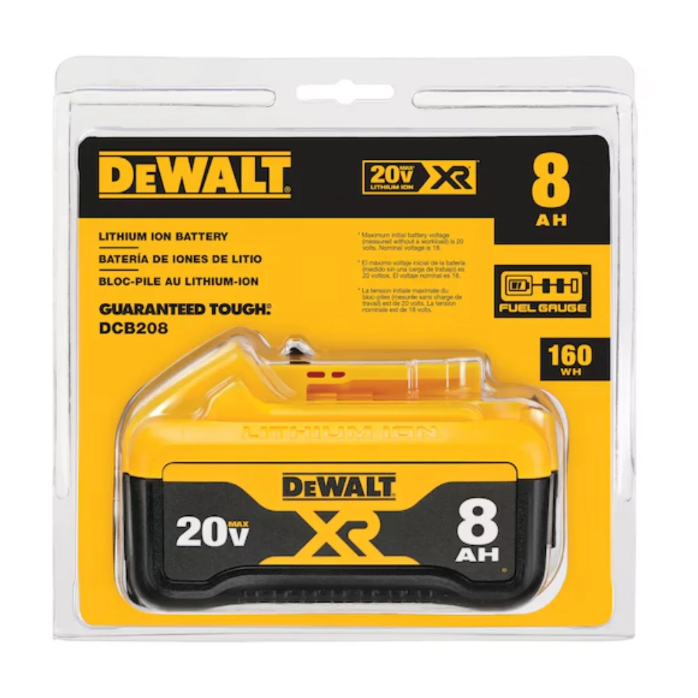 Bateria Li-Ion 8.0Ah 20V MAX - DeWALT-DCB208-B3