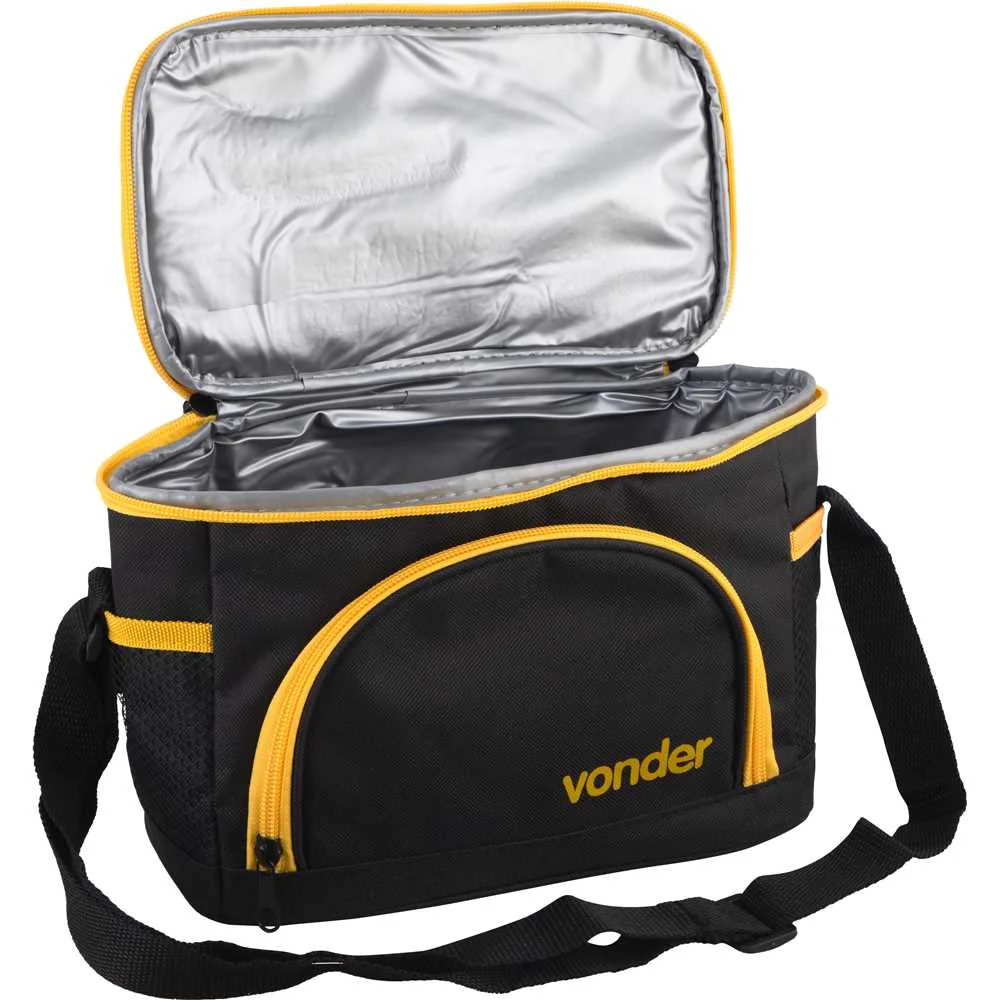 Bolsa Térmica 5 Litros Preta e Amarela – Vonder-35.40.000.005