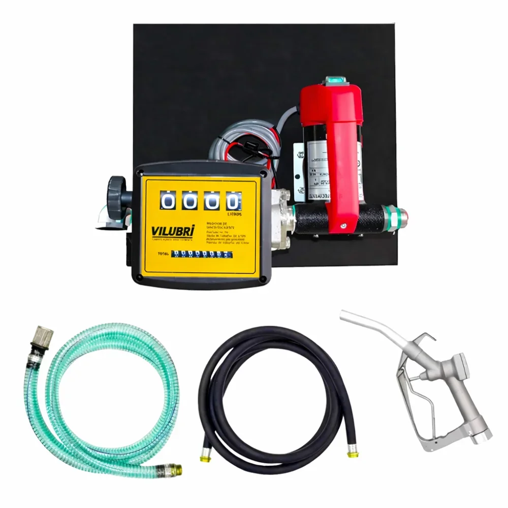 Bomba de Abastecimento Diesel 12V 40Lpm com Reservatório 1000 Litros - Vilubri-1115