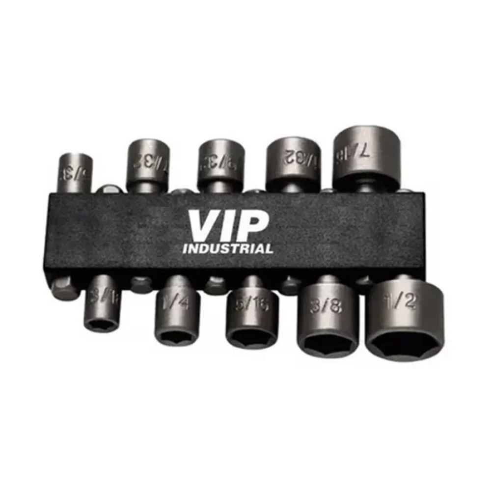 Jogo de Soquete Canhão 10 peças - Vip Industrial 
