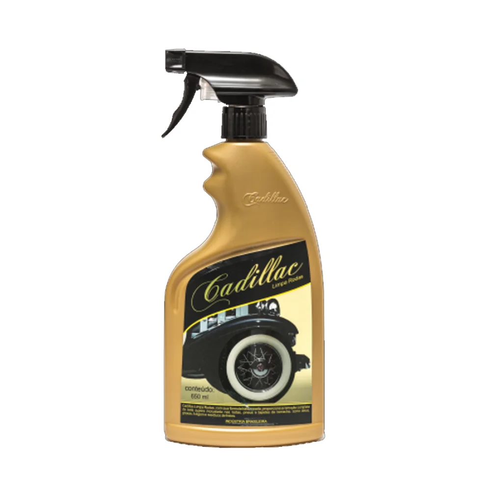 Limpa Rodas e Pneus Desengraxante 650ml - Cadillac